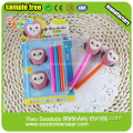 Pencil Topper Erasers Owl Shaped Eraser Cap